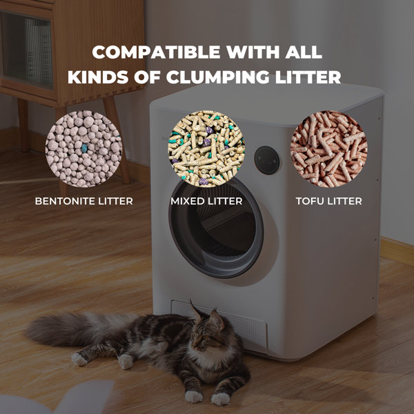 INSTACHEW Purrclean Automatic Cat Litter Box, SelfCleaning, Smart